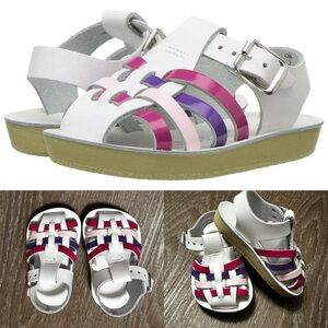 NEW The Sun-San Sailor The Sun-San Salt Water Sandal multi pink purple size 2